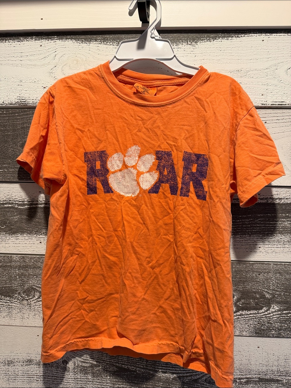 Comfort Colors Kids' ROAR Paw Clemson Tee